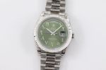 Replica Rolexs Swiss Made Grade 1 Day-date 2836 Automatic Movement 40MM Green Wrist Watch
